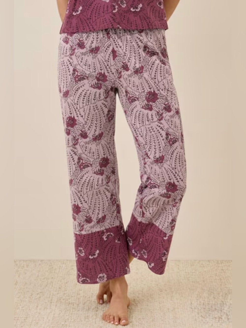 Pact Women's Staycation Sleep Pant in Garden Dreams
